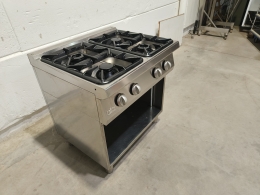 Gas-fired stove ata
